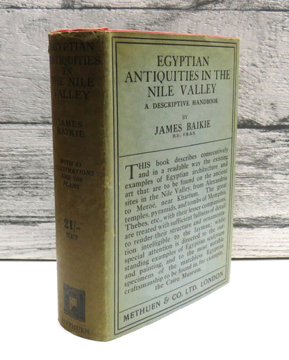 Egyptian Antiquities In The Nile Valley A Descriptive Handbook By James Baikie 1932 book front cover