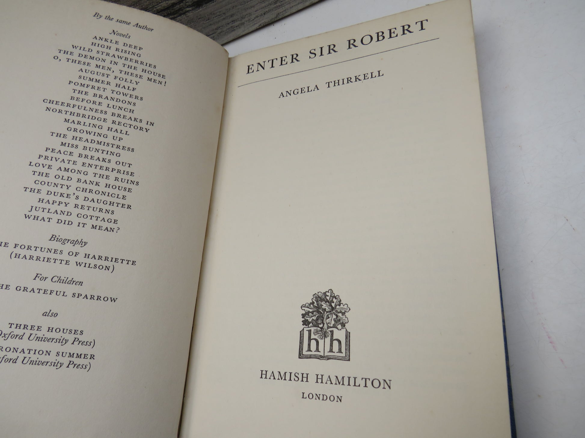 Enter Sir Robert by Angela Thirkell 1955 (Modern Fiction) book 3