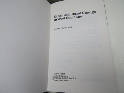 Urban and Rural Change In West Germany Edited by Trevor Wild 1983 book image 4