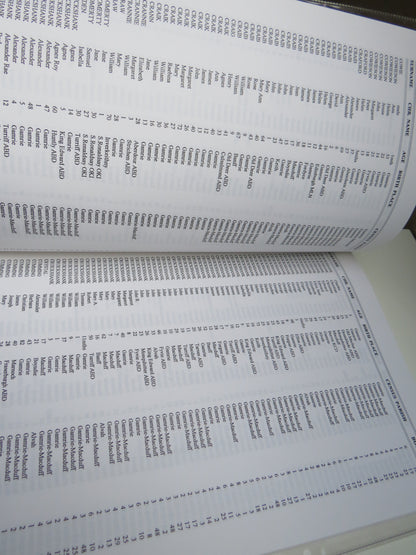 Index To Surnames In 1851 Census For Banffshire Volumes 2-6 book image 5