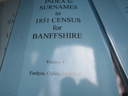 Index To Surnames In 1851 Census For Banffshire Volumes 2-6 book image 7