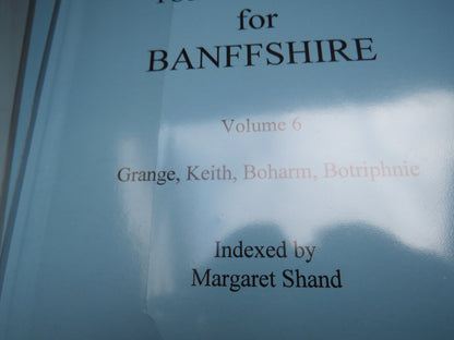 Index To Surnames In 1851 Census For Banffshire Volumes 2-6 book image 9