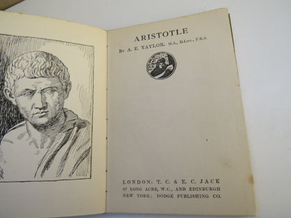 Aristotle By A.E. Taylor book image 3