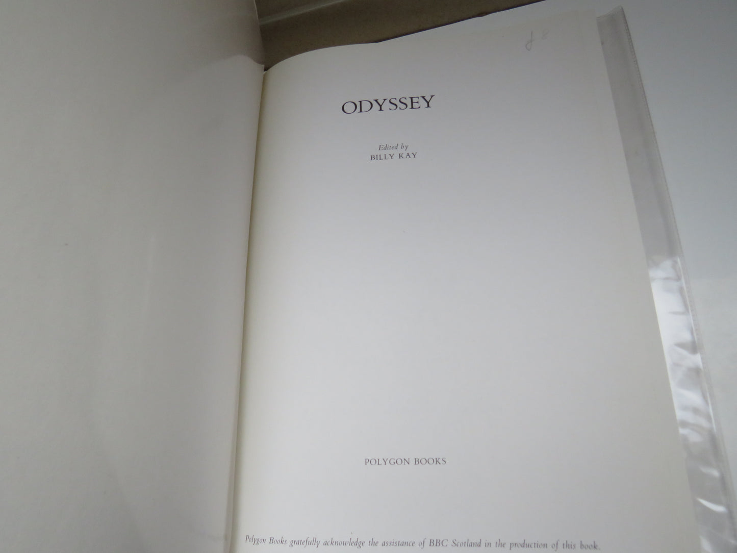 Odyssey Voices From Scotland's Recent Past Edited By Billy Kay 1980