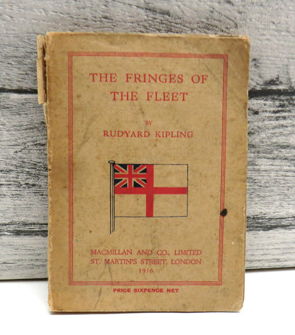 The Fringes Of The Fleet By Rudyard Kippling 1916 book front cover