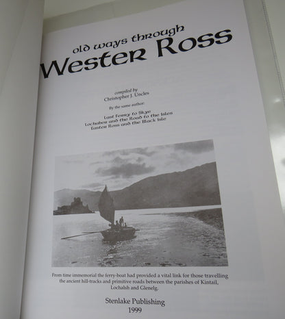 Old Ways Through Wester Ross Compiled By Christopher J. Uncles 1999 book image 3