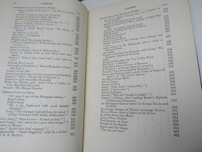 The Poetical Works of John Keats, edited with an introduction and textual notes by H. Buxton Forman, book image 5