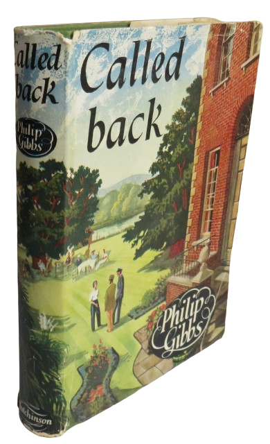 Called Back By Philip Gibbs 1953 1st Edition book front cover