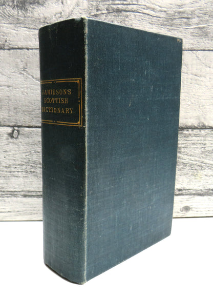 Jamieson's Dictionary of The Scottish Language by John Longmuir, 1867 book front cover