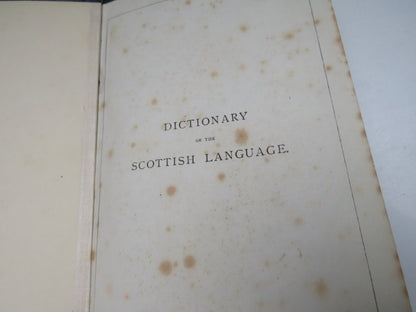 Jamieson's Dictionary of The Scottish Language by John Longmuir, 1867 book image 4