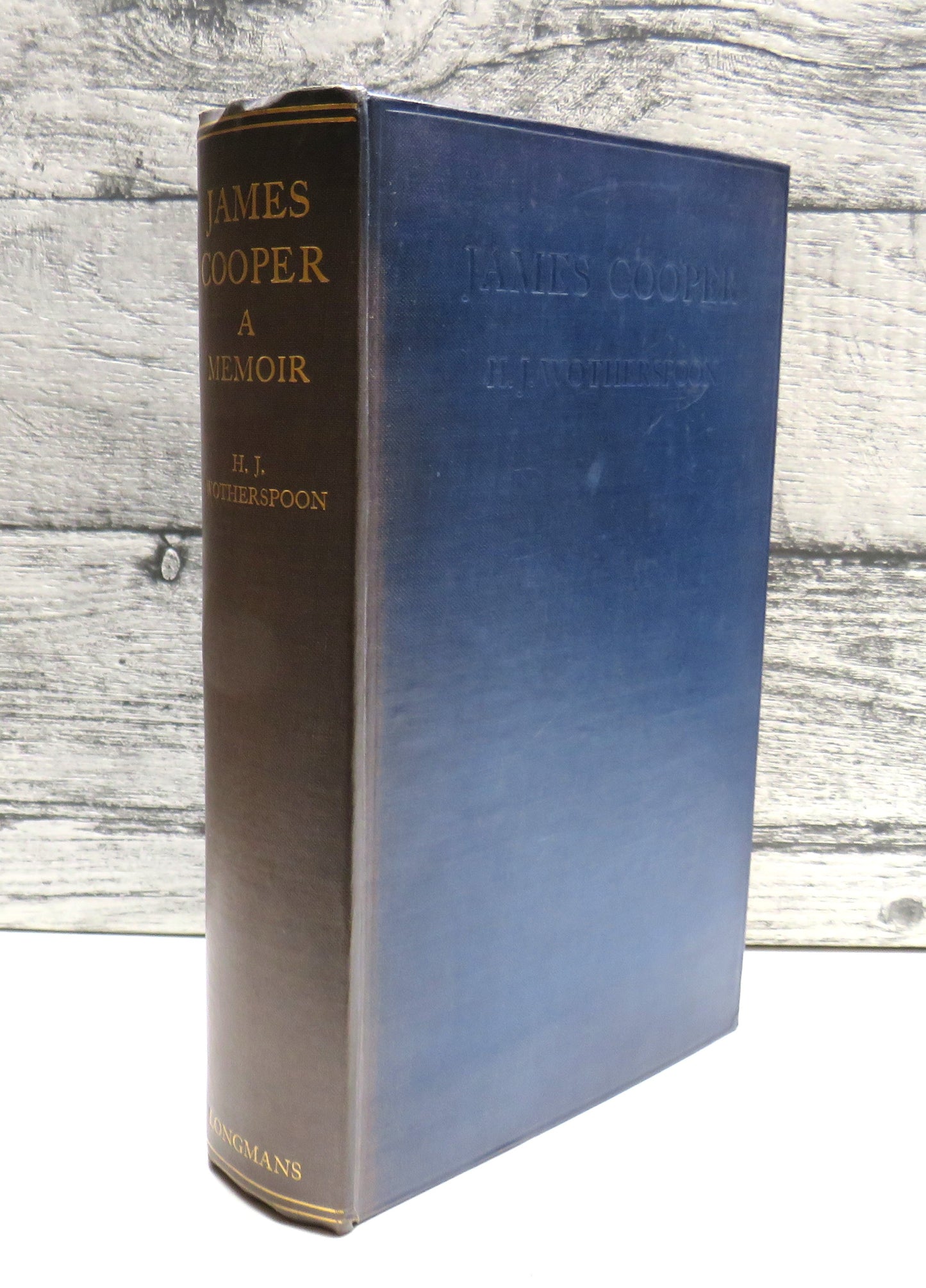 James Cooper, A Memoir by H. J. Wotherspoon, with Illustrations, 1926