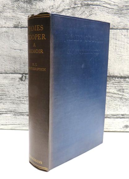 James Cooper, A Memoir by H. J. Wotherspoon, with Illustrations, 1926 book front cover