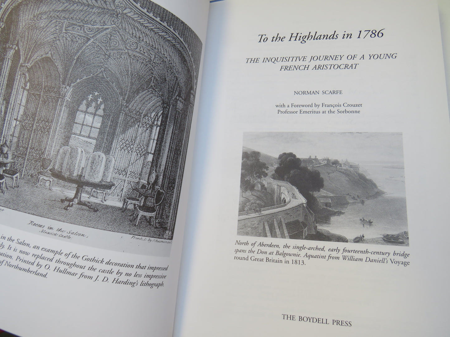 To The Highlands In 1786 The Inquisitive Journey of a Young French Aristocrat By Norman Scarfe 2001