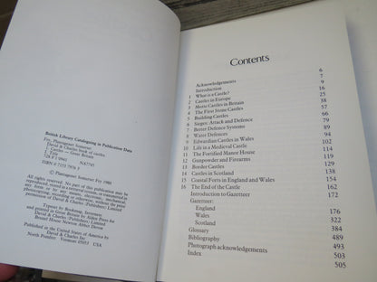 The David & Charles Book of Castles By Plantagenet Somerset Fry 1980