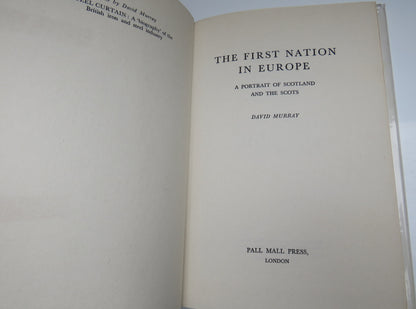 The First Nation In Europe A Portrait of Scotland and The Scots By David Murray 1960 1st book image 3