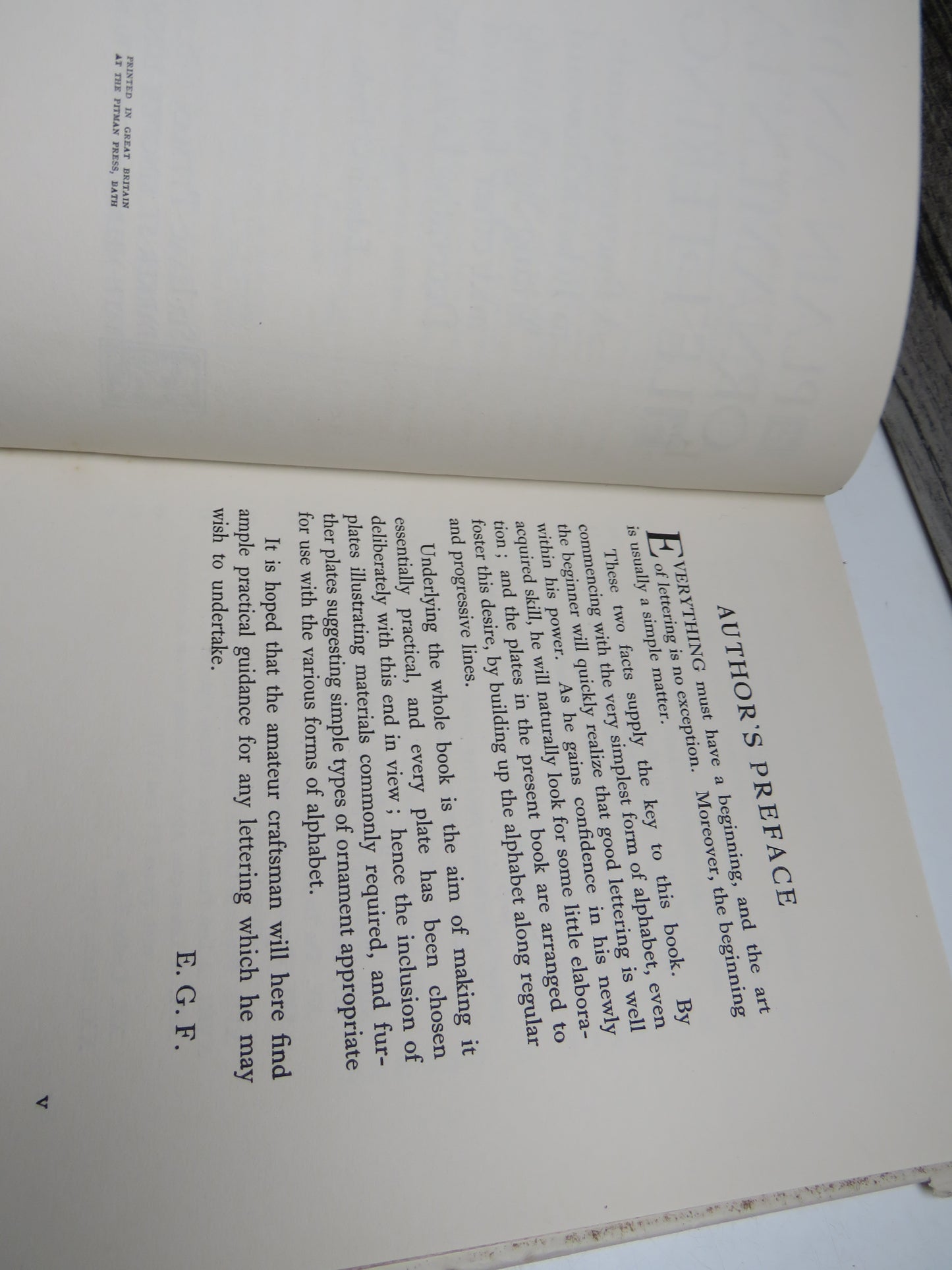 Plain and Ornamental Lettering, A Practical Guide to Ticket & Showcard Writing, Sign Writing and other forms of Decorative Lettering by E. G. Fooks