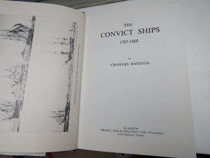 The Convict Ships 1787-1868 by Charles Bateson, 1985 book image 2