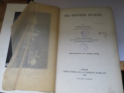 Sir Redvers Buller By  Lewis Butler 1909 book image 5