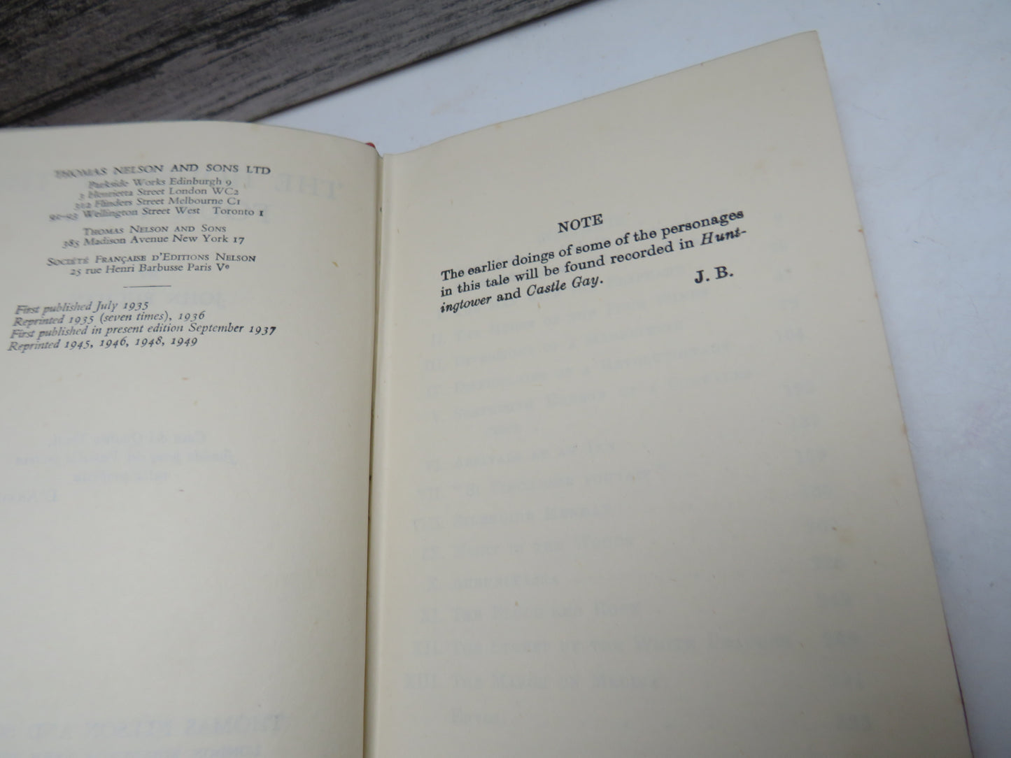 The House of the Four Winds by John Buchan 1949