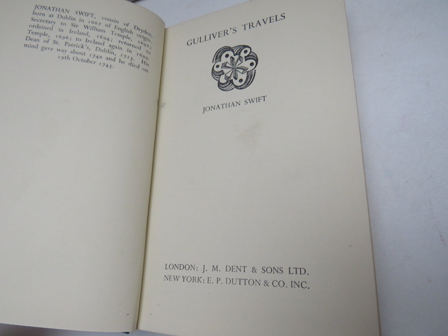 Gulliver's Travels, For Young People, Everyman's Library edited by Ernest Rhys 1937