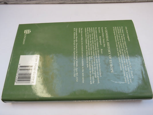 A History of Medieval Europe From Constantine To Saint Louis By R. H. C. Davis 1988