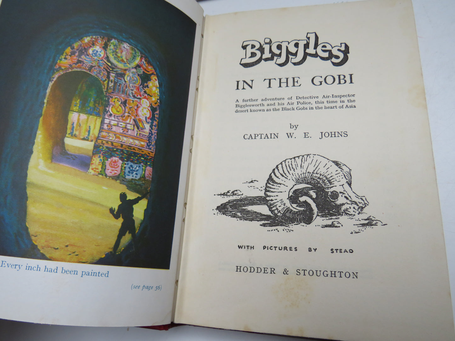 Biggles In The Gobi By Captain W.E. Johns 1953