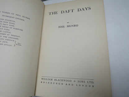 The Daft Days by Neil Munro, 1935, Vintage Book book image 4
