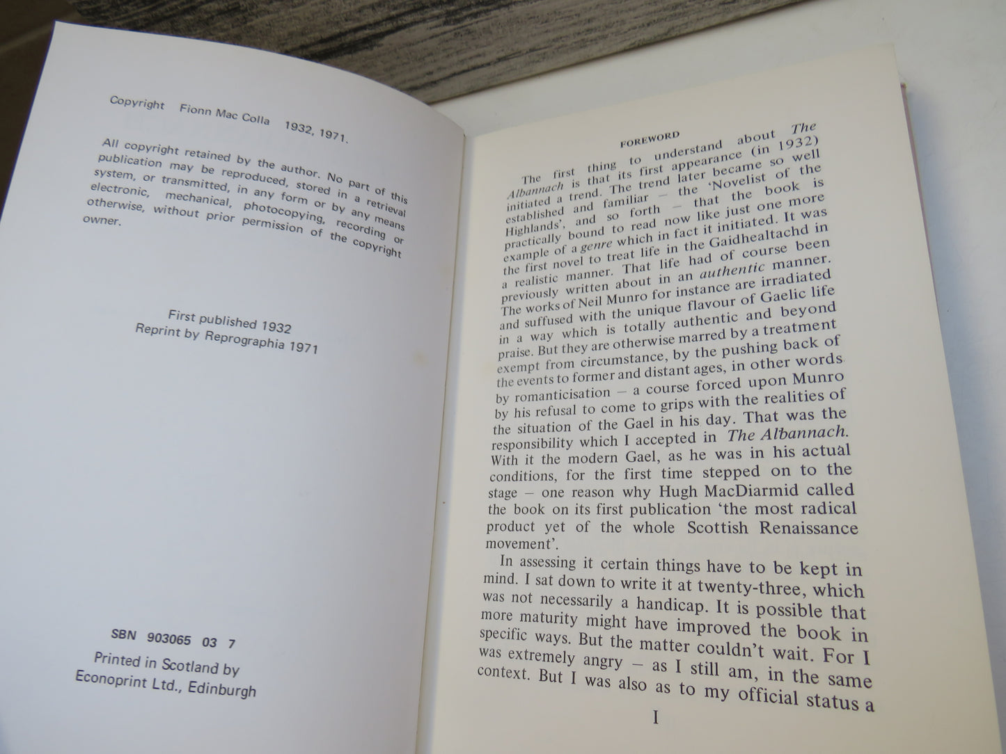 The Albannach By Fionn Mac Colla 1971