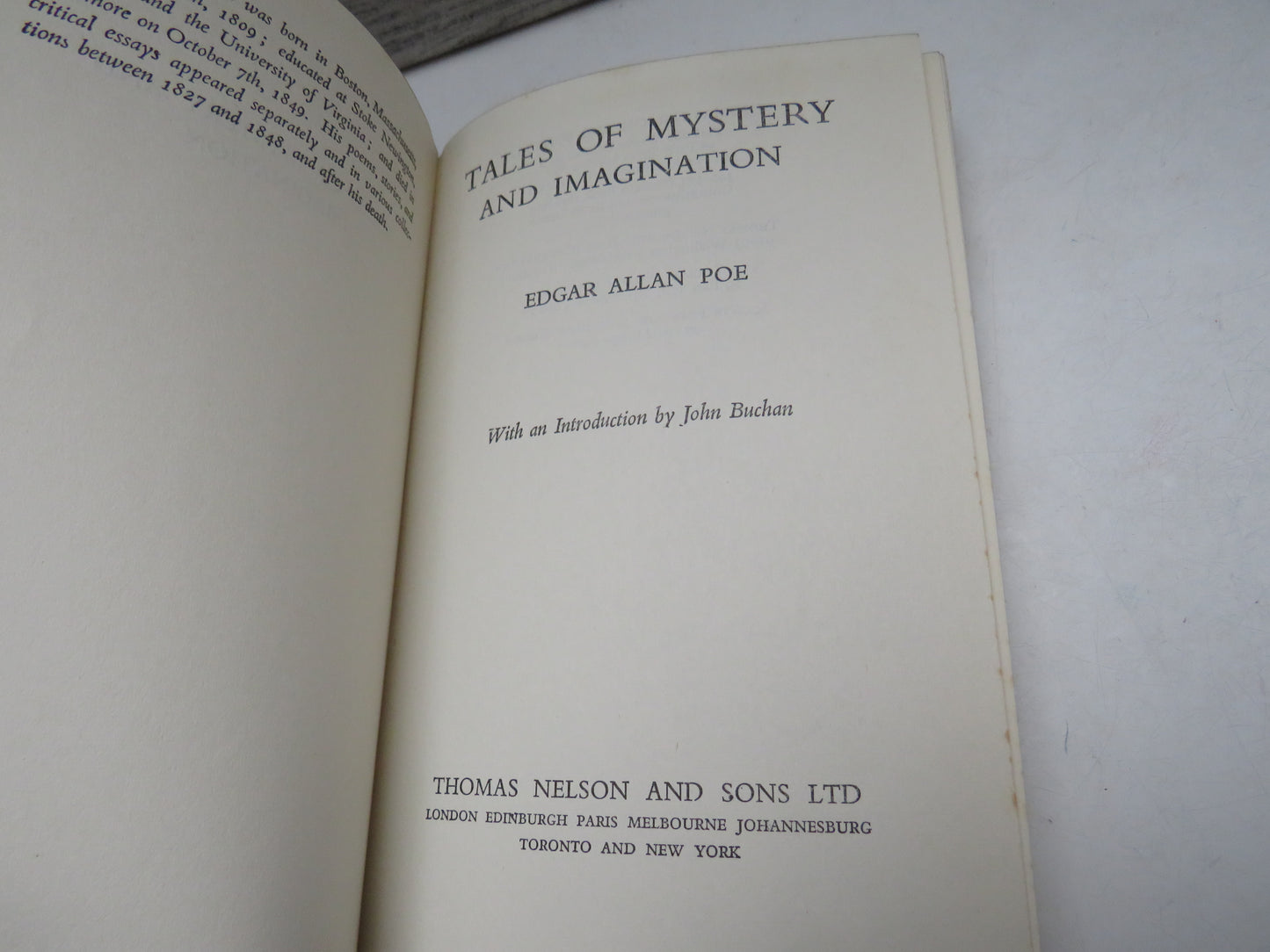 Tales of Mystery and Imagination by Edgar Allan Poe