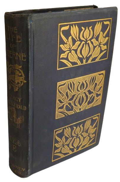 The Life of Laurence Sterne By Percy Fitzgerald Vol II 1896 book front cover