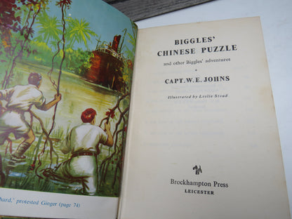 Biggles' Chinese Puzzle and Other Biggles' Adventures By Captain W.E. Johns 1955