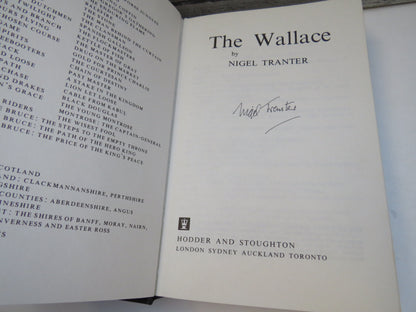 The Wallace By Nigel Tranter 1975 Author Signed