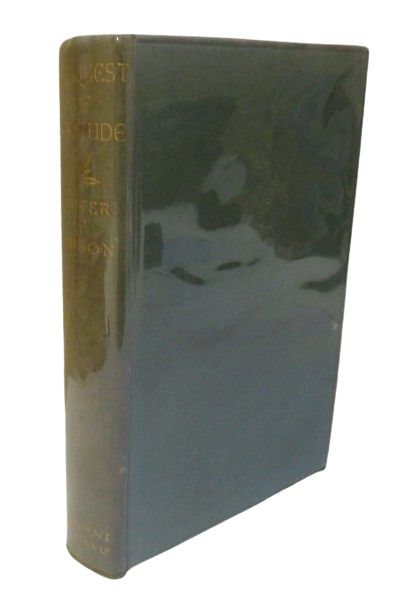 The Quest of Solitude by Peter F. Anson, 1932 book front cover