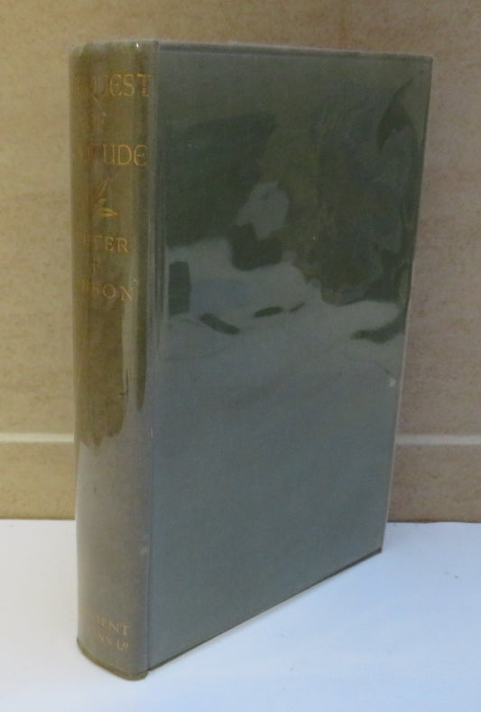 The Quest of Solitude by Peter F. Anson, 1932