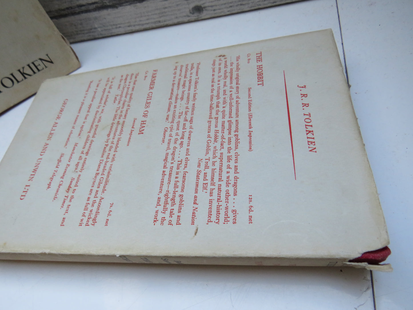 The Lord of the Rings Trilogy First Edition, The Fellowship of the Ring, The Two Towers, The Return of the King, 1959-1961
