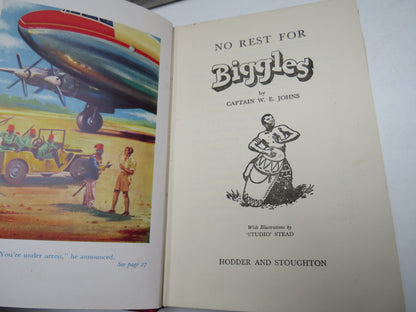 No Rest For Biggles By Captain W. E. Johns 1956