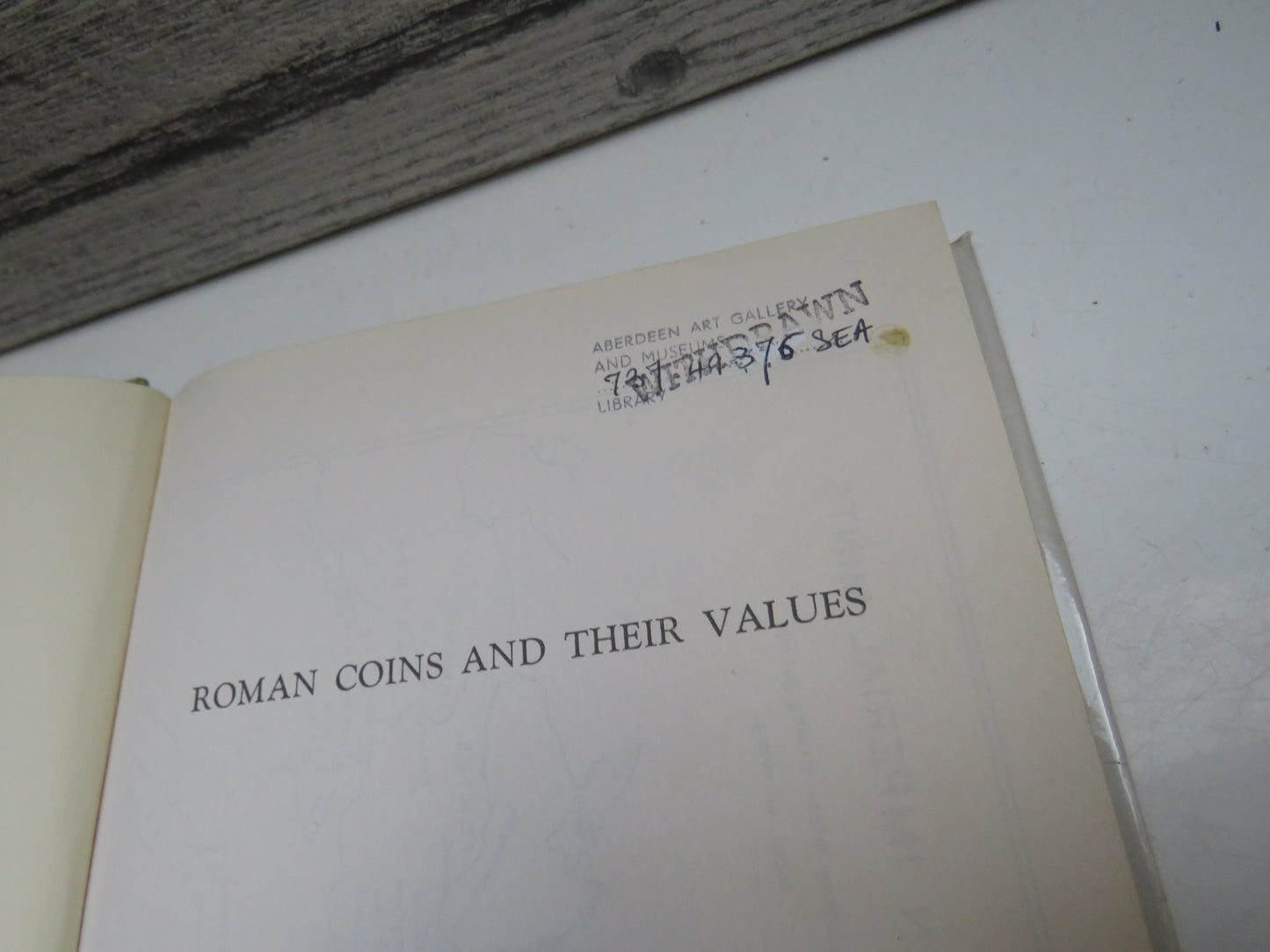 Roman Coins and Their Values By David R. Sear 1964