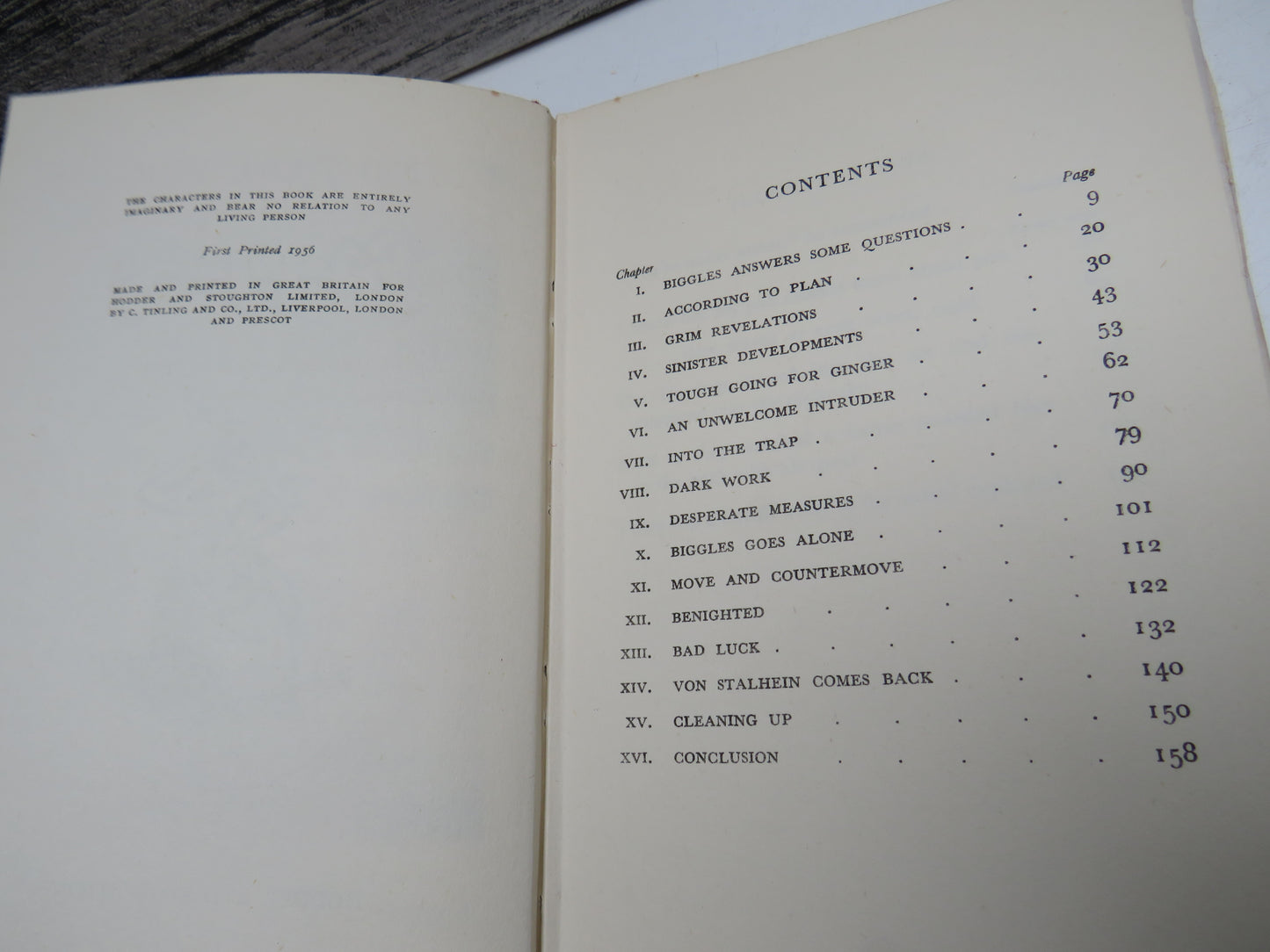 No Rest For Biggles By Captain W. E. Johns 1956