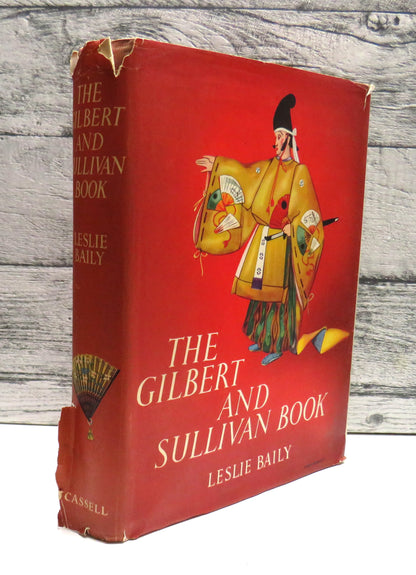 The Gilbert and Sullivan Book by Leslie Baily, 1952, with 10 Coloured Plates and over 400 Illustrati book front cover