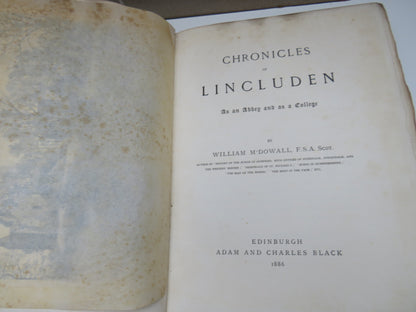 Chronicles of Lincluden, As an Abbey and as a College by William M'Dowall, 1886 book image 8