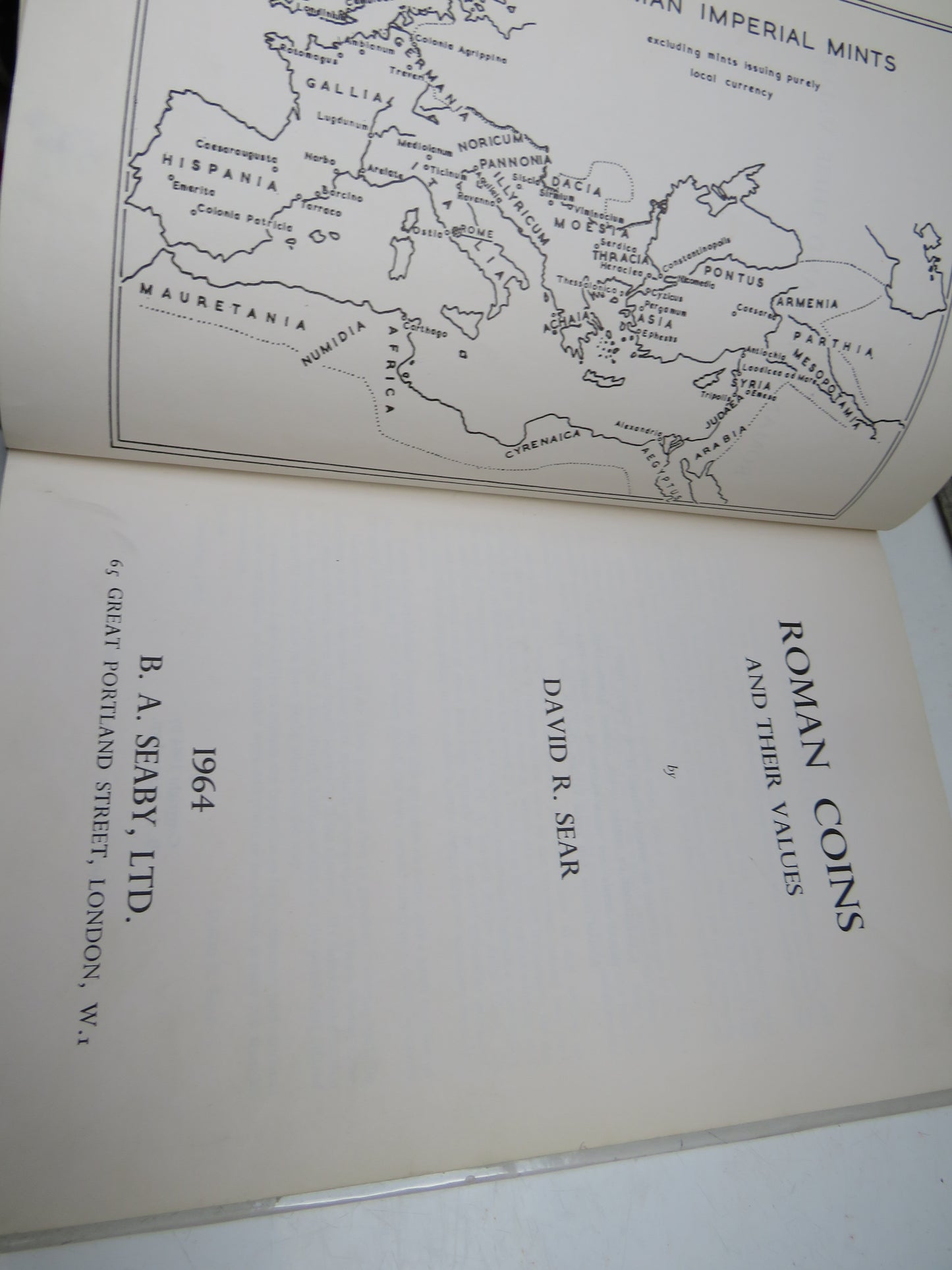 Roman Coins and Their Values By David R. Sear 1964