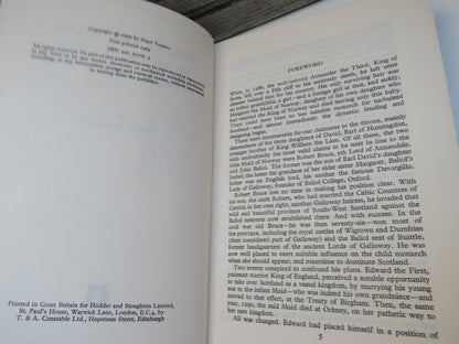 Robert The Bruce The Steps To The Empty Throne The First Of A Trilogy of Novels By Nigel Tranter 1969