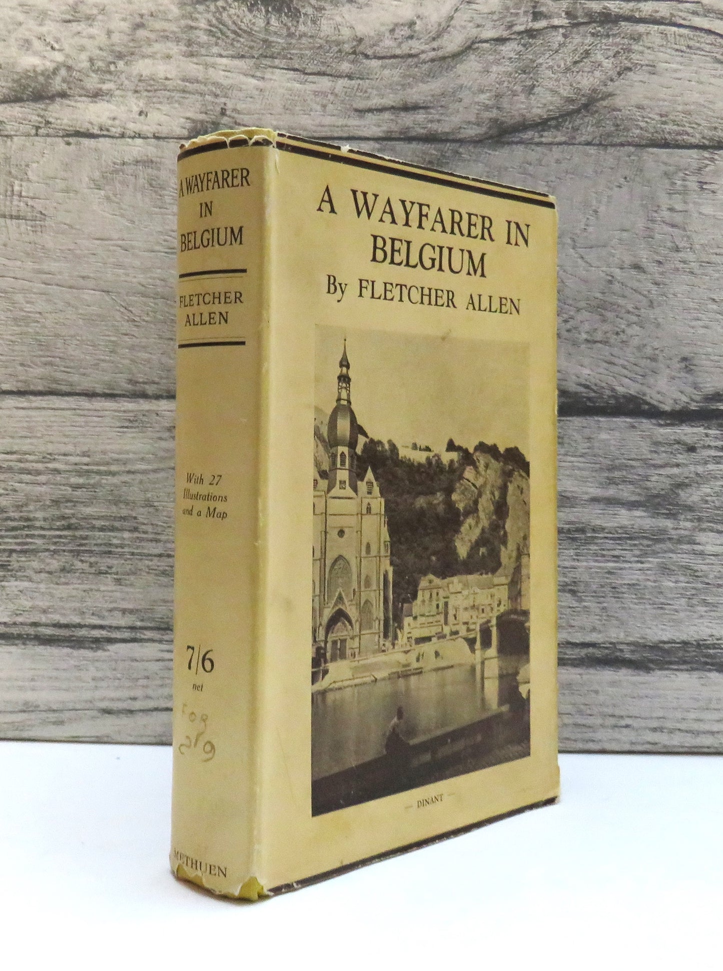 A Wayfarer In Belgium By Fletcher Allen 1934 1st Edition