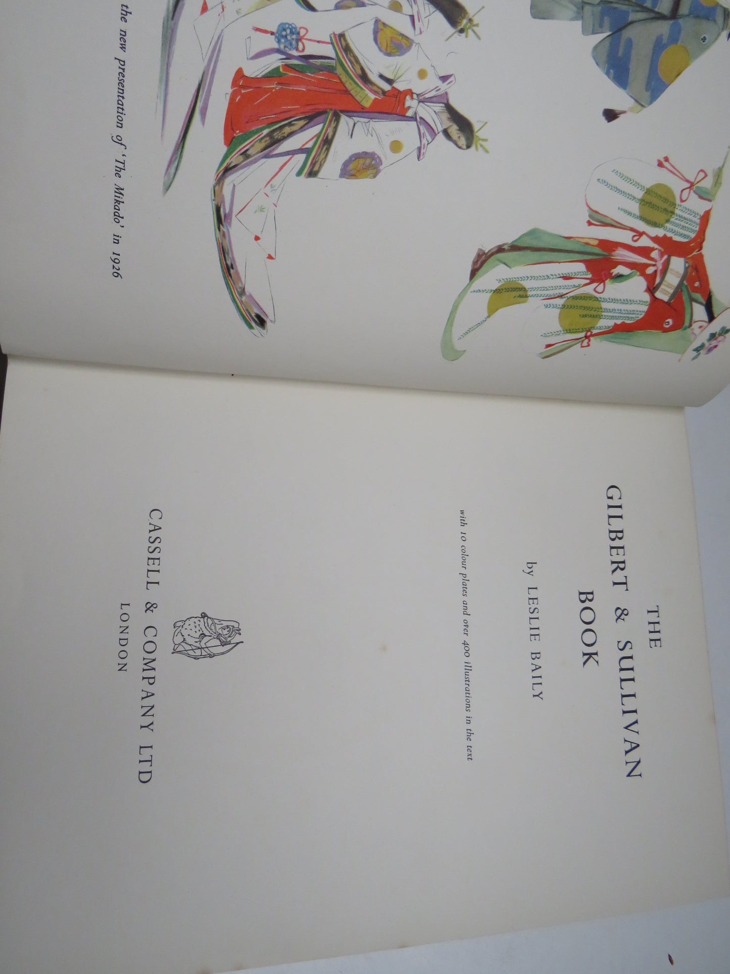 The Gilbert and Sullivan Book by Leslie Baily, 1952, with 10 Coloured Plates and over 400 Illustrations in the text