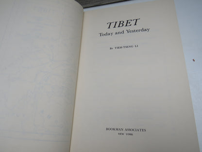 Tibet, Today and Yesterday by Tieh-Tseng Li, 1960 book image 5