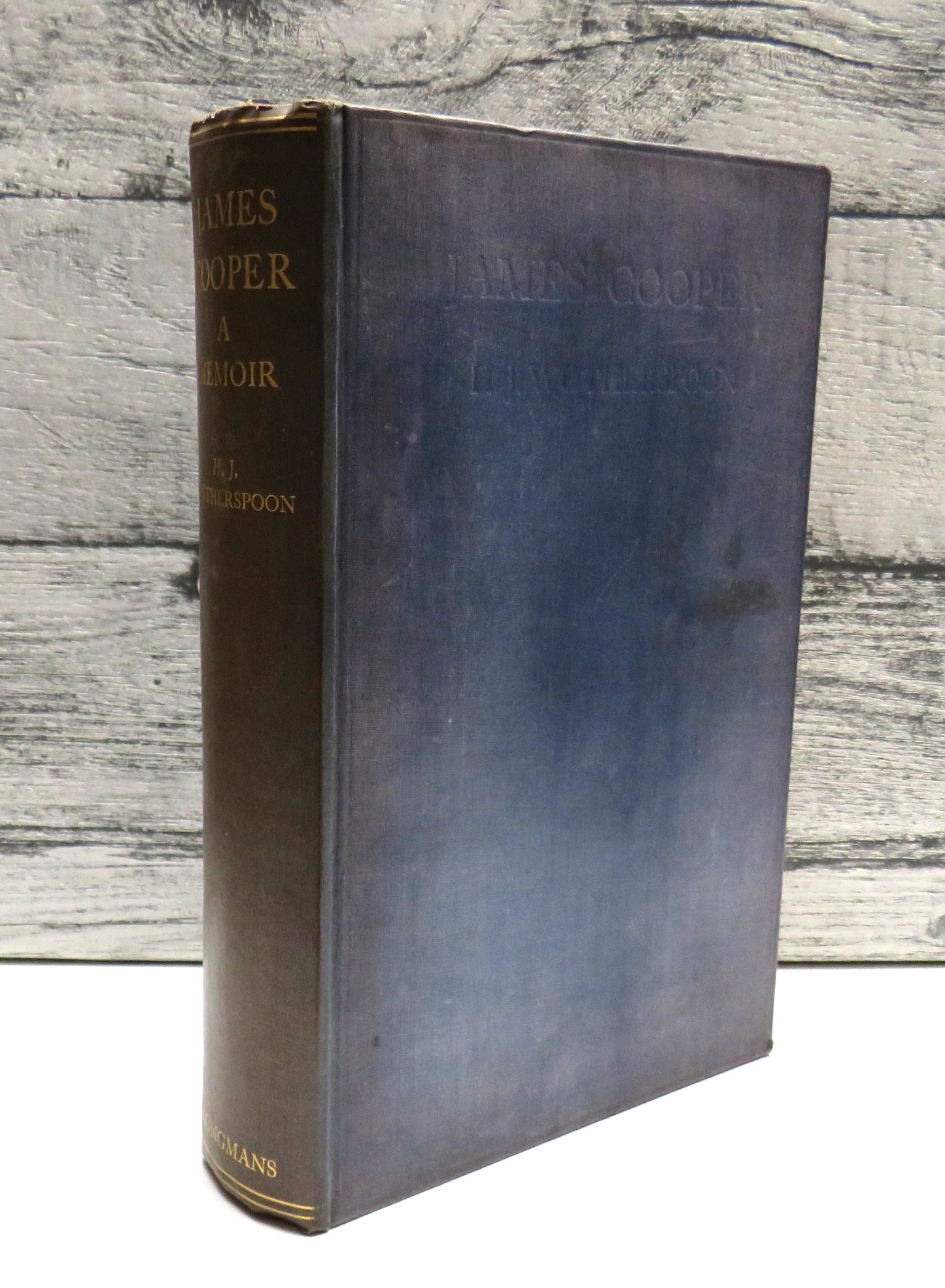 James Cooper, A Memoir by H. J. Wotherspoon, with Illustrations, 1926