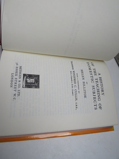 A History of the Teaching of Domestic Subjects by Helen Sillitoe 1933 book image 3