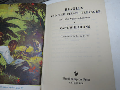 Biggles and The Pirate Treasure and Other Biggles Adventures By Captain W. E. Johns 1956