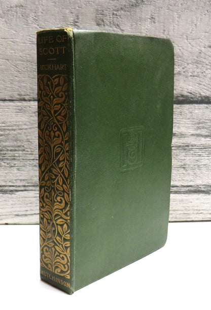 The Life of Sir Walter Scott by John Gibson Lockhart 1904 book front cover