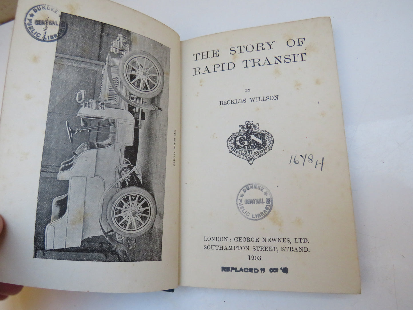 The Story of Rapid Transit by Beckles Willson, 1903